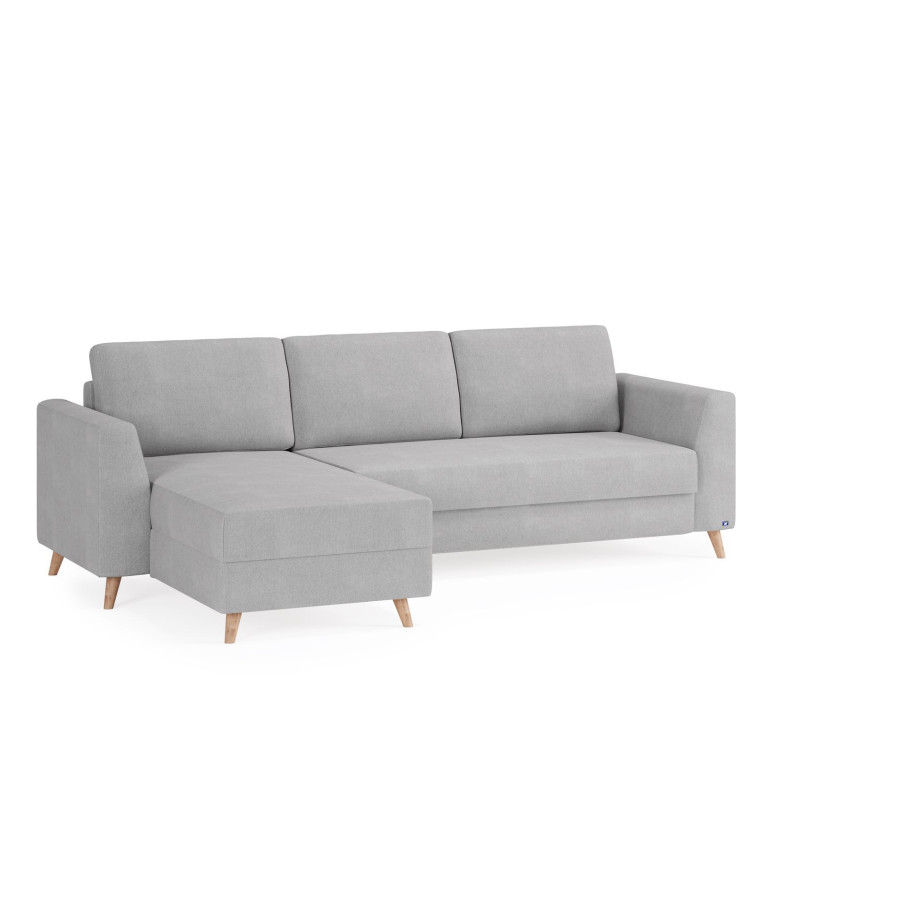 BRUNO Slaapbank 140cm in Licht grijs afbeelding 1