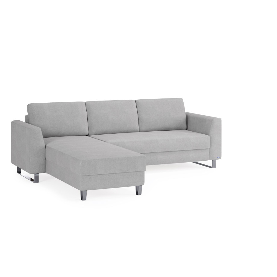 BRUNO Slaapbank 140cm in Licht grijs afbeelding 1
