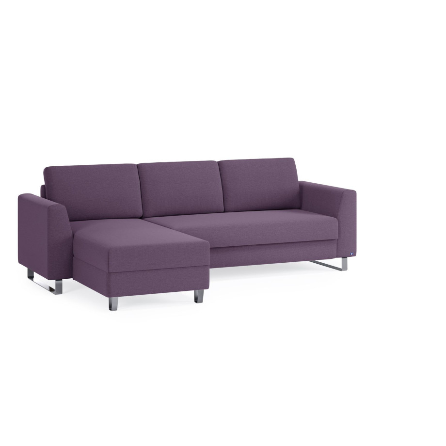 BRUNO Slaapbank 140cm in Paars afbeelding 1