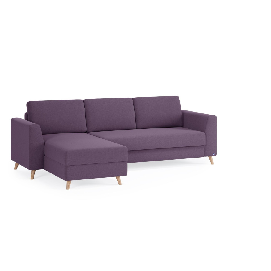 BRUNO Slaapbank 140cm in Paars afbeelding 1