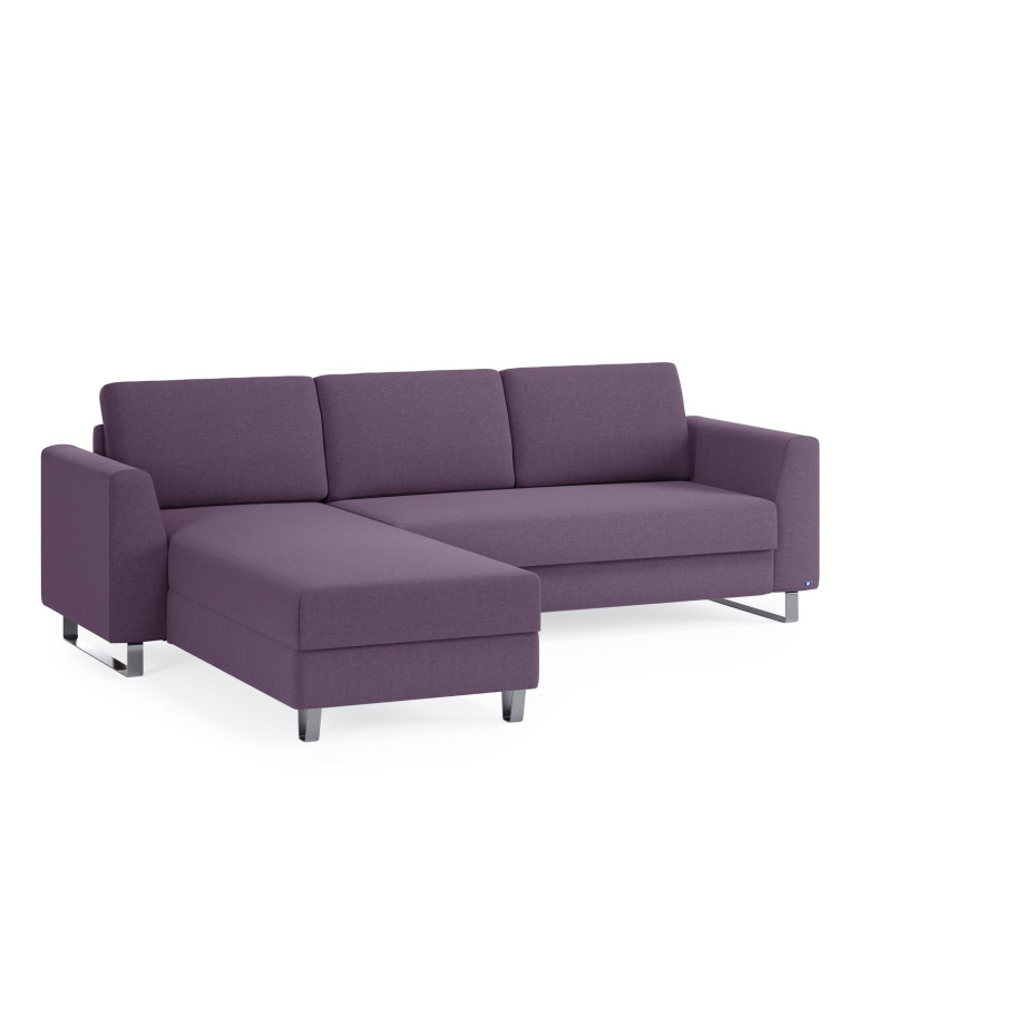 BRUNO Slaapbank 140cm in Paars afbeelding 1