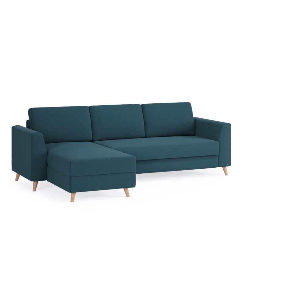 BRUNO Slaapbank 140cm in Turquoise afbeelding 1