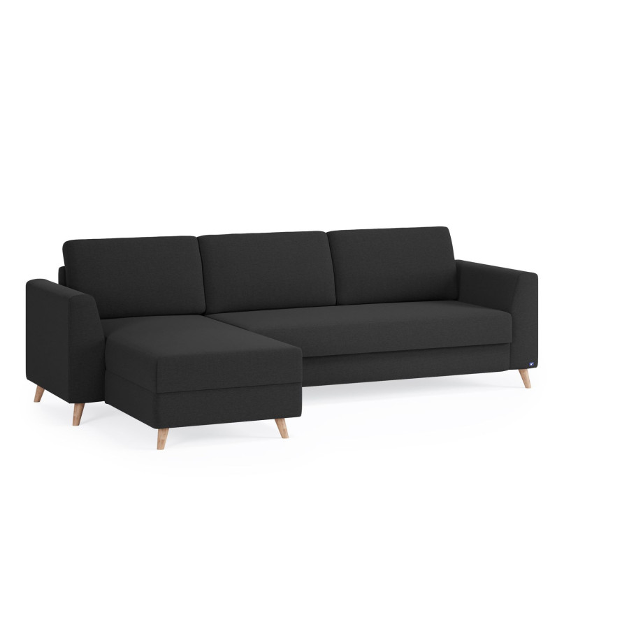 BRUNO Slaapbank 160cm in Antraciet afbeelding 1