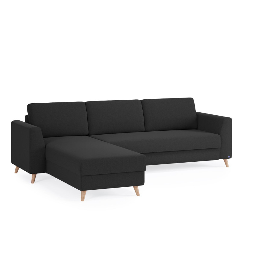 BRUNO Slaapbank 160cm in Antraciet afbeelding 1
