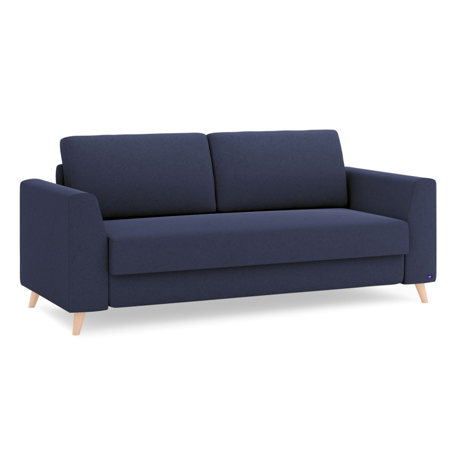 BRUNO Slaapbank 160cm in Blauw afbeelding 1