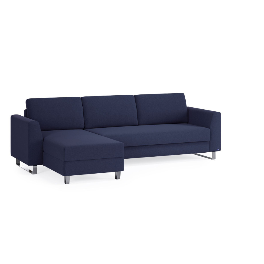 BRUNO Slaapbank 160cm in Blauw afbeelding 1