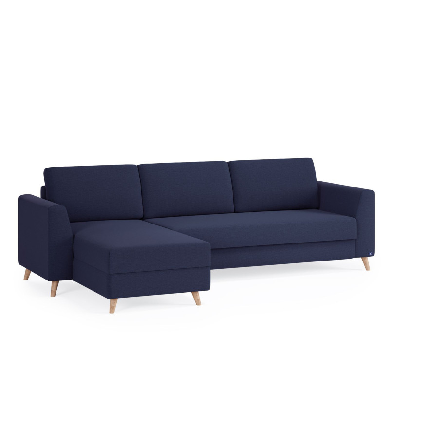 BRUNO Slaapbank 160cm in Blauw afbeelding 1