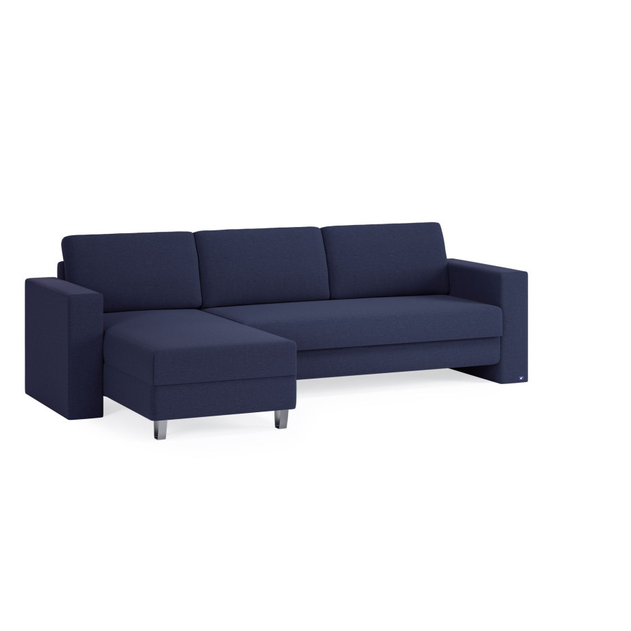 BRUNO Slaapbank 160cm in Blauw afbeelding 