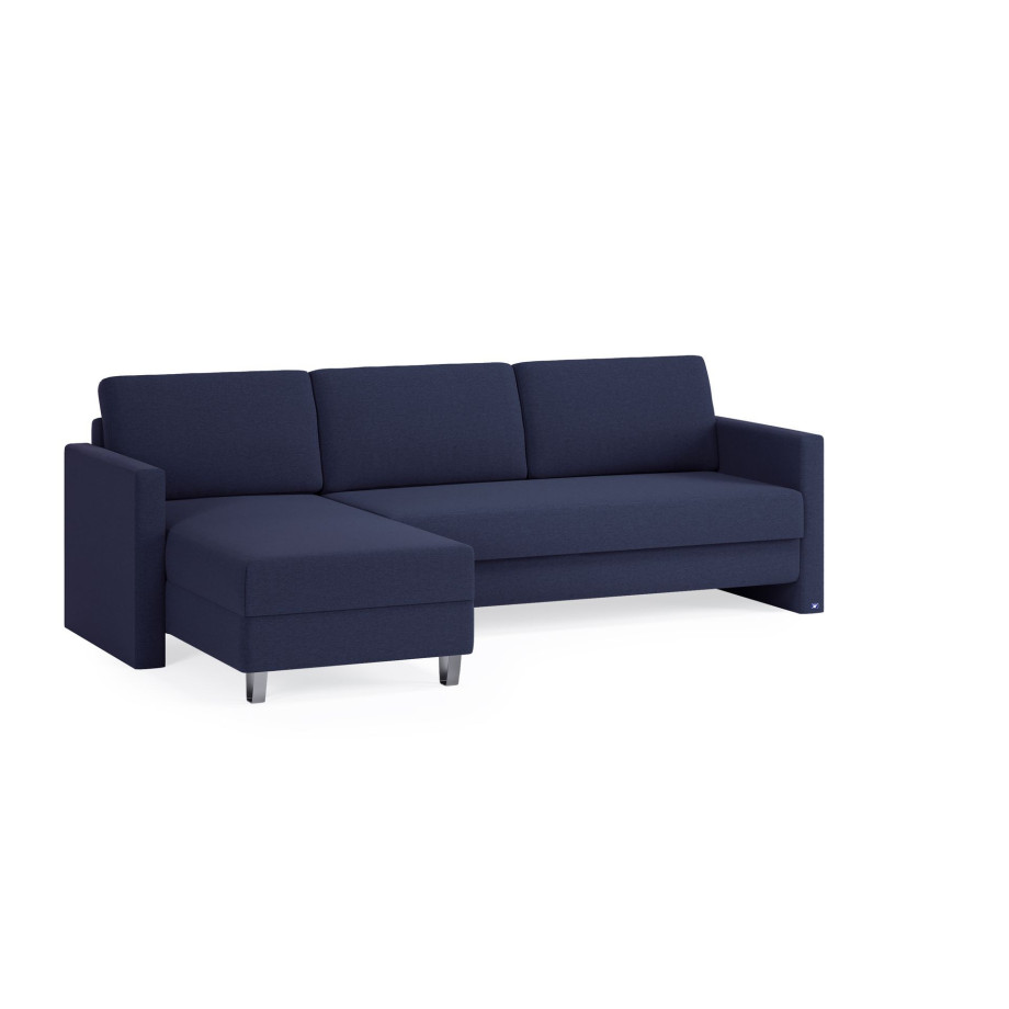 BRUNO Slaapbank 160cm in Blauw afbeelding 1
