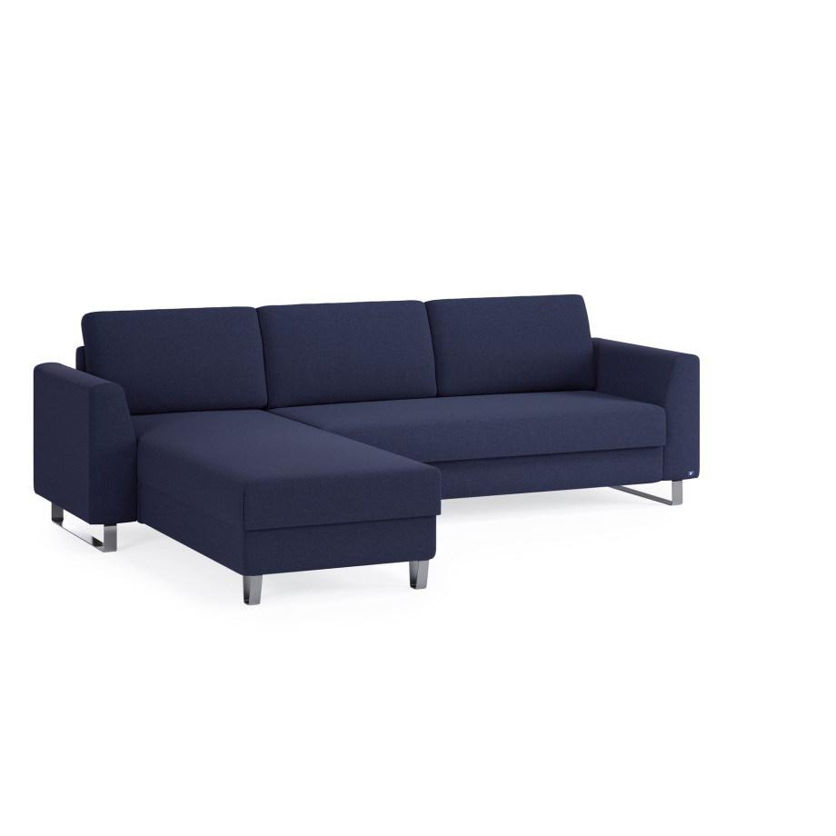 BRUNO Slaapbank 160cm in Blauw afbeelding 1