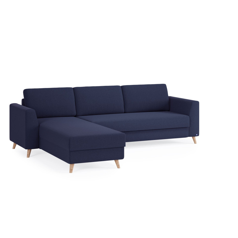 BRUNO Slaapbank 160cm in Blauw afbeelding 1