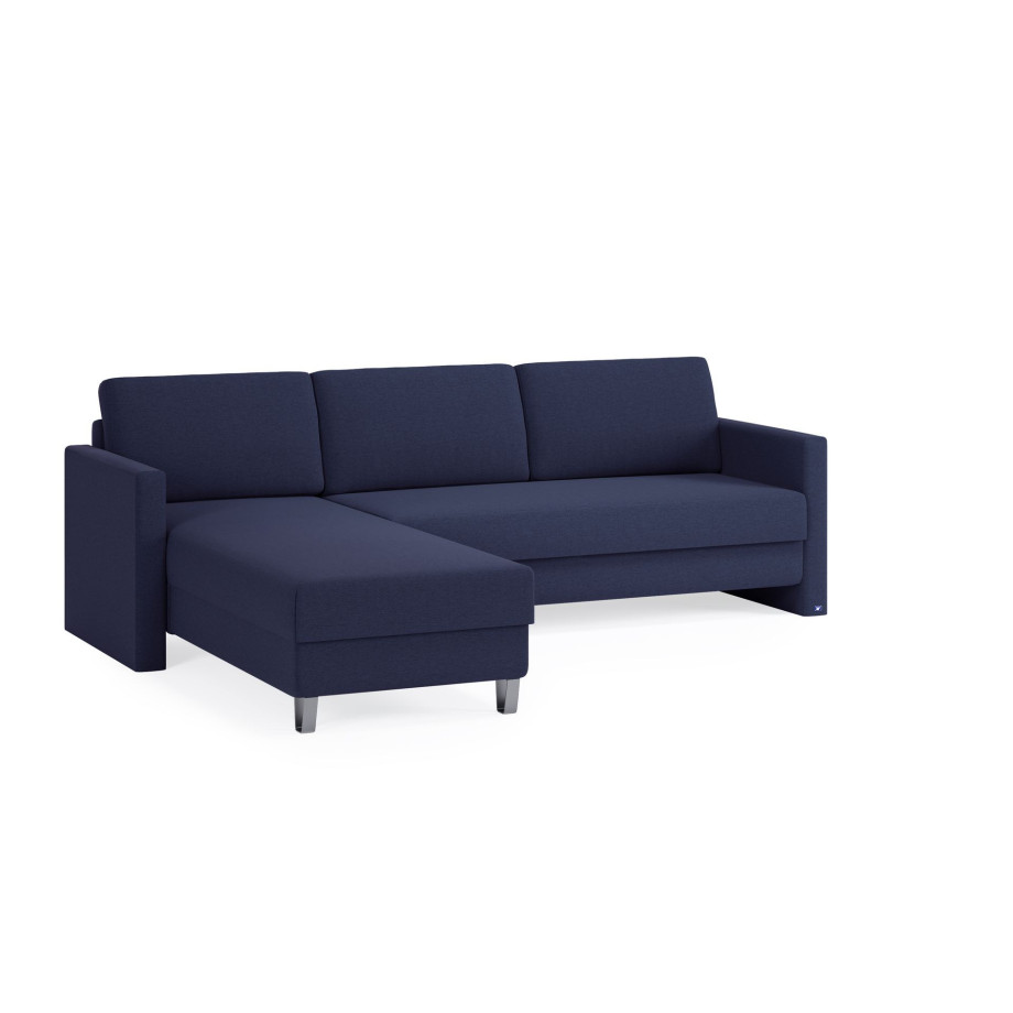 BRUNO Slaapbank 160cm in Blauw afbeelding 