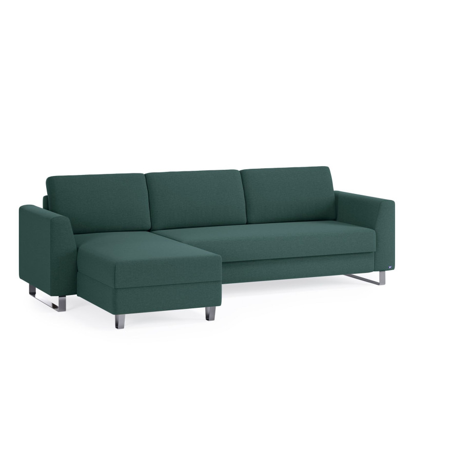 BRUNO Slaapbank 160cm in Groen afbeelding 1