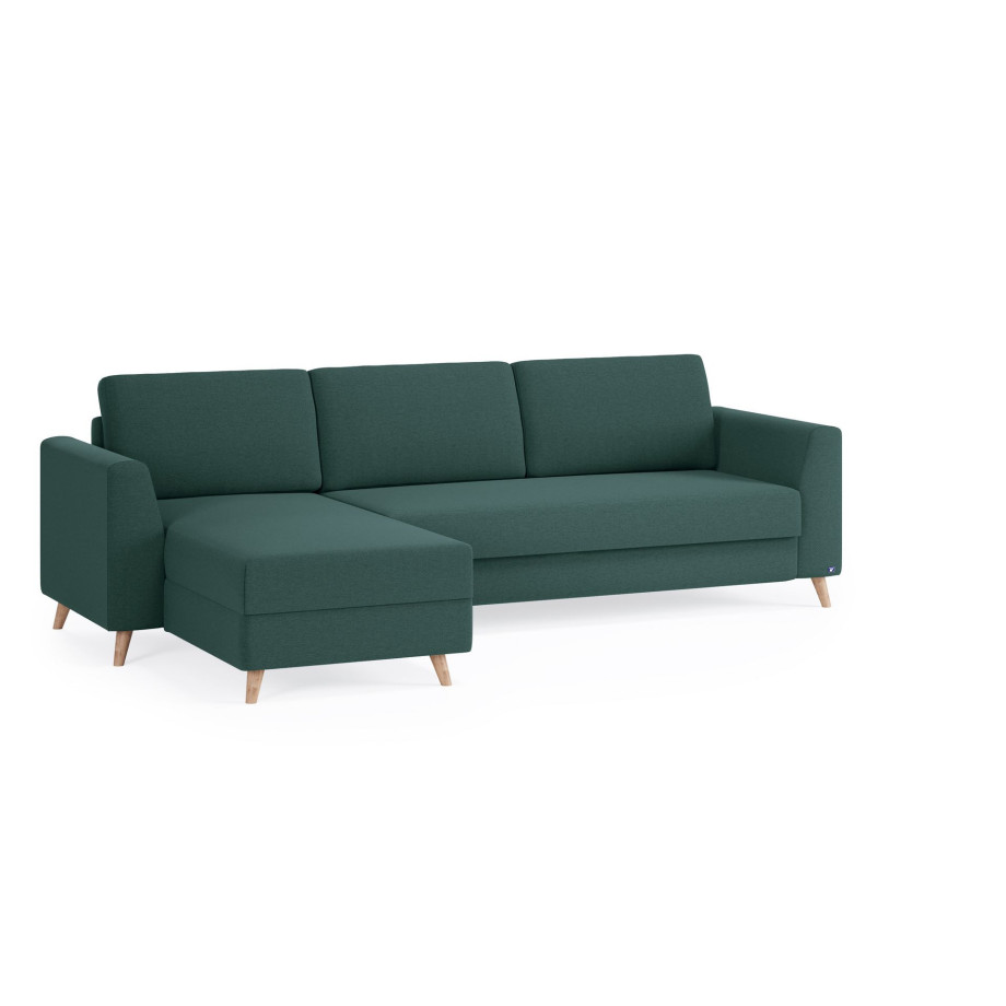 BRUNO Slaapbank 160cm in Groen afbeelding 1
