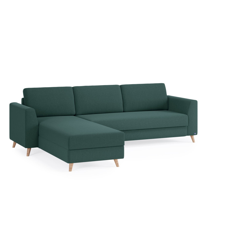 BRUNO Slaapbank 160cm in Groen afbeelding 1