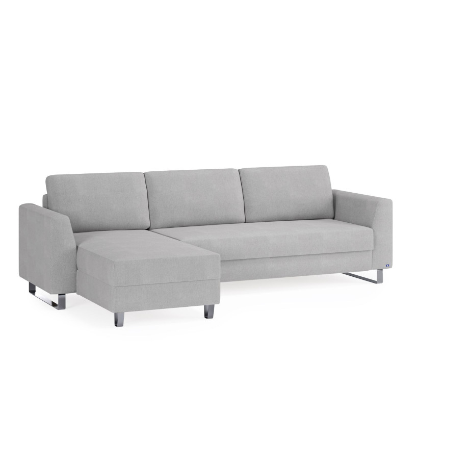 BRUNO Slaapbank 160cm in Licht grijs afbeelding 1