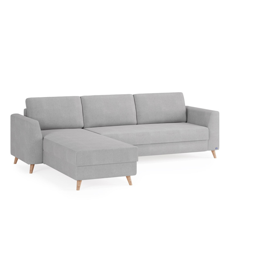 BRUNO Slaapbank 160cm in Licht grijs afbeelding 1