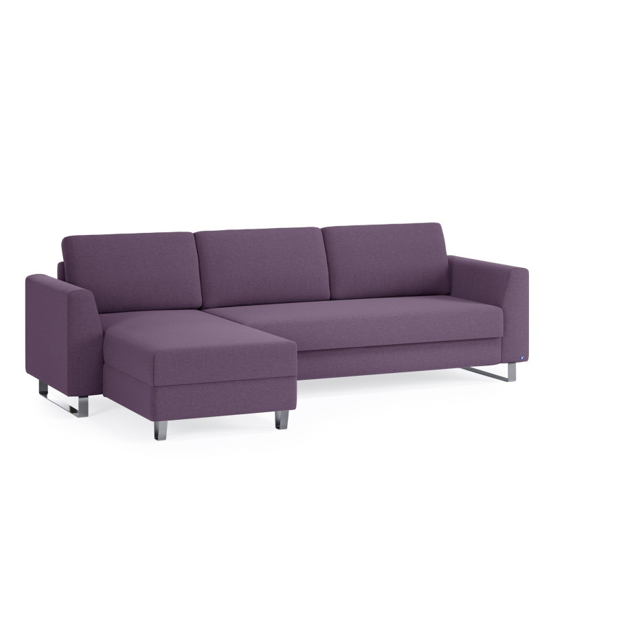 BRUNO Slaapbank 160cm in Paars afbeelding 1