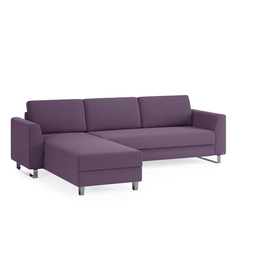 BRUNO Slaapbank 160cm in Paars afbeelding 1