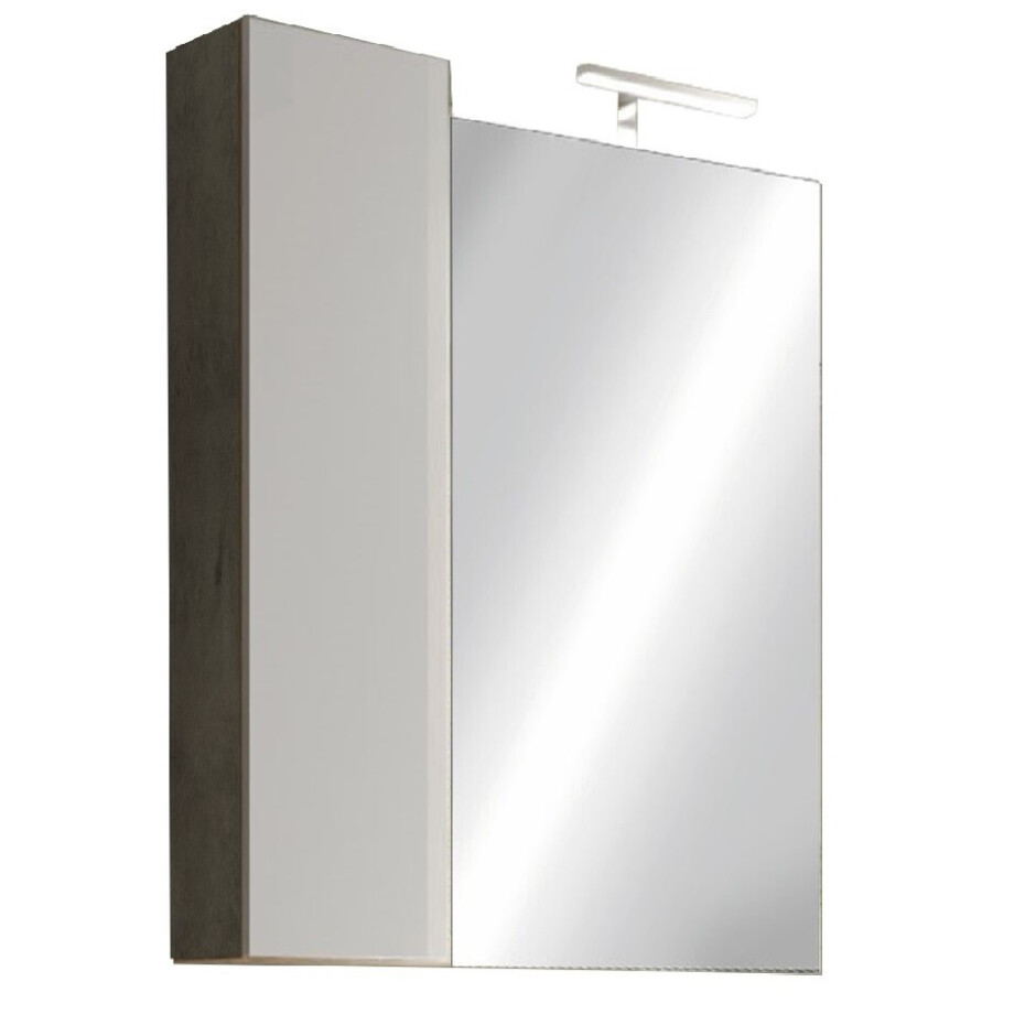 Spiegelkast Hamburg beton 78 cm breed met led Spiegelkast Hamburg beton 78 cm breed met led afbeelding 1