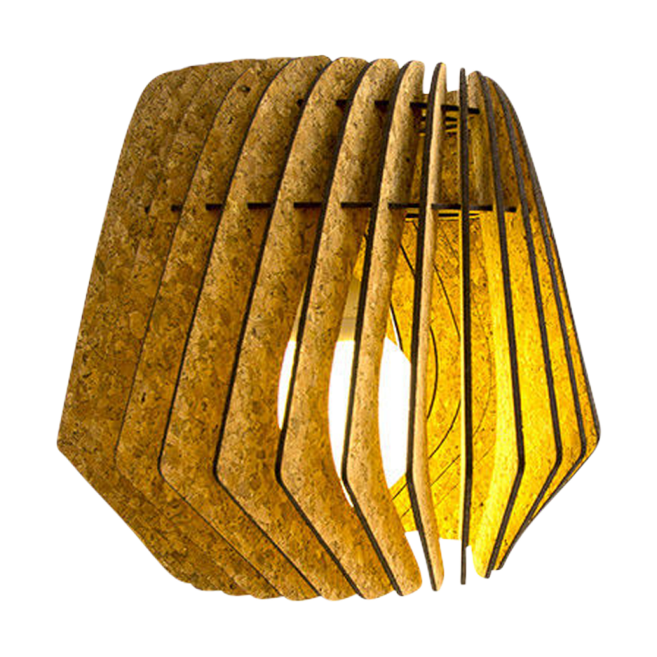 Spin M kurken lampenkap medium - Ø 37 cm Spin M kurken lampenkap medium - Ø 37 cm afbeelding 1