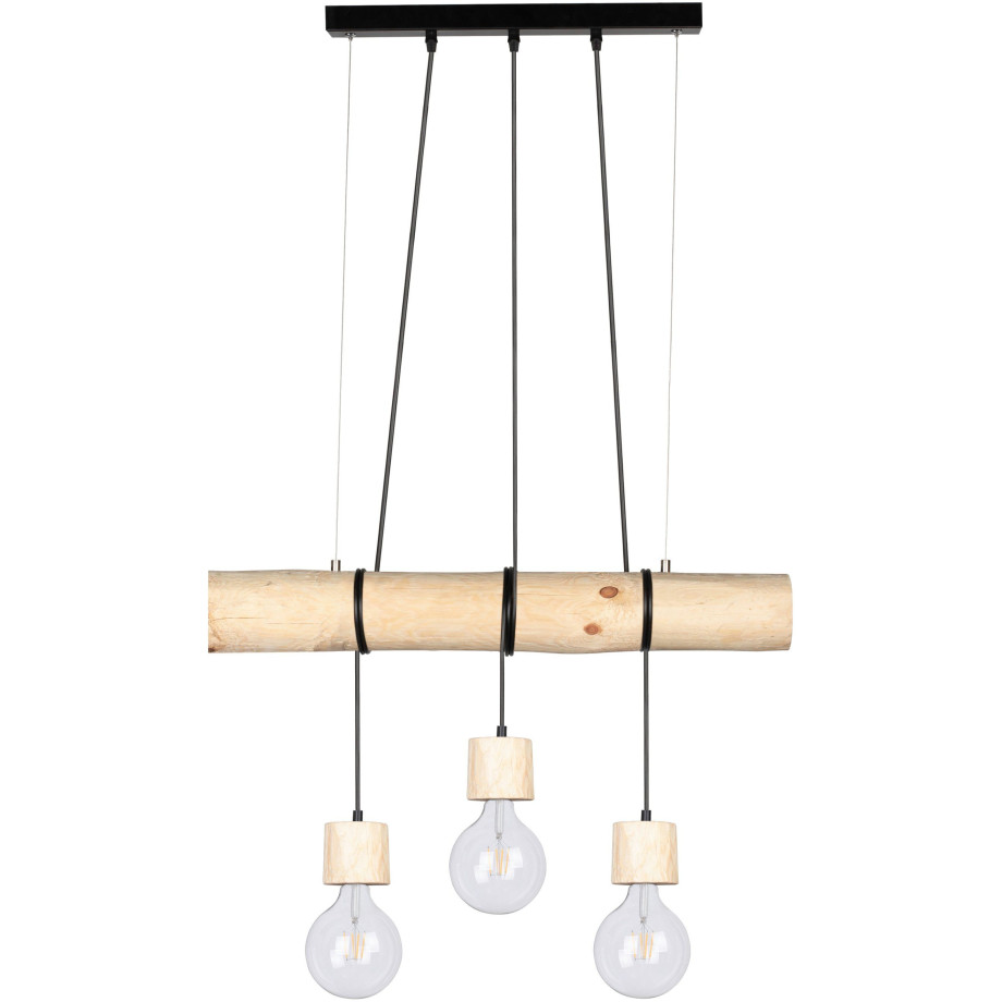 SPOT Light Hanglamp TRABO PINO Hanglamp, houten balk van massief grenenhout Ø 8-12 cm afbeelding 1