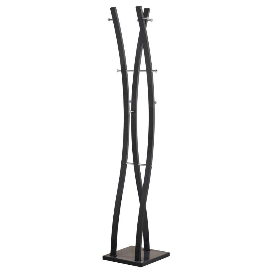 Staande kapstok Ship 180 cm hoog in zwart afbeelding 1