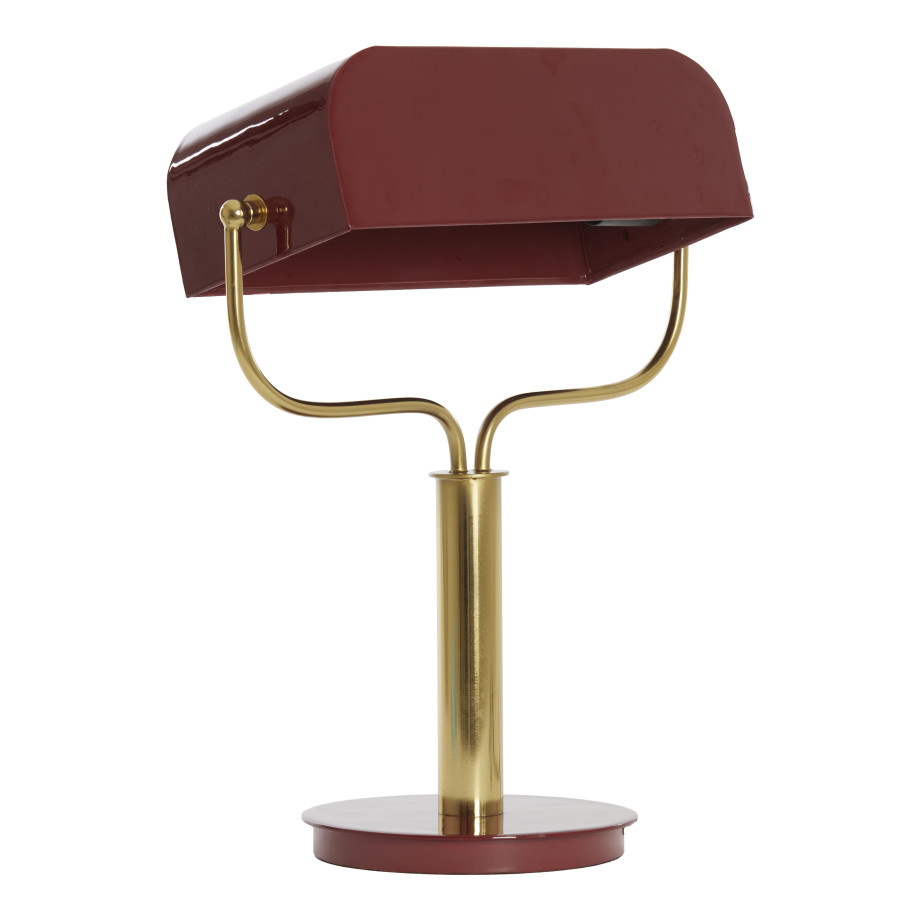 Light & Living Tafellamp 'Ayer' 43cm, kleur Bordeaux afbeelding 1