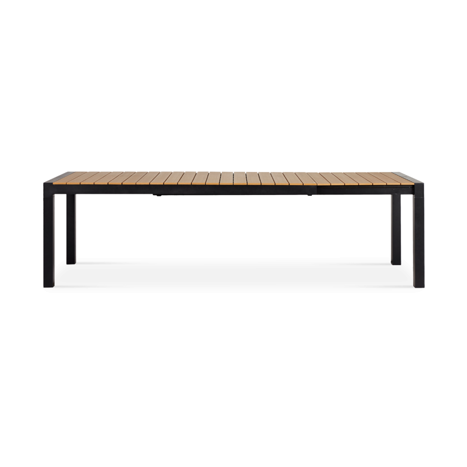 Stef tuintafel bruin - verlengbaar - 205 x 100 cm afbeelding 1