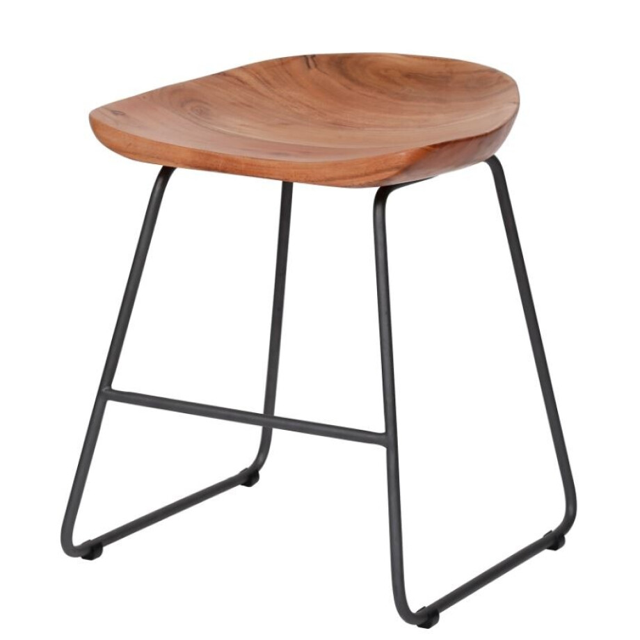 Stoel Ergo set van 2 stuks in acacia naturel afbeelding 