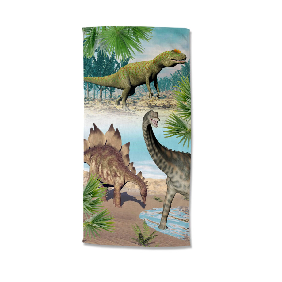 Strandlaken Dino | Good Morning afbeelding 1