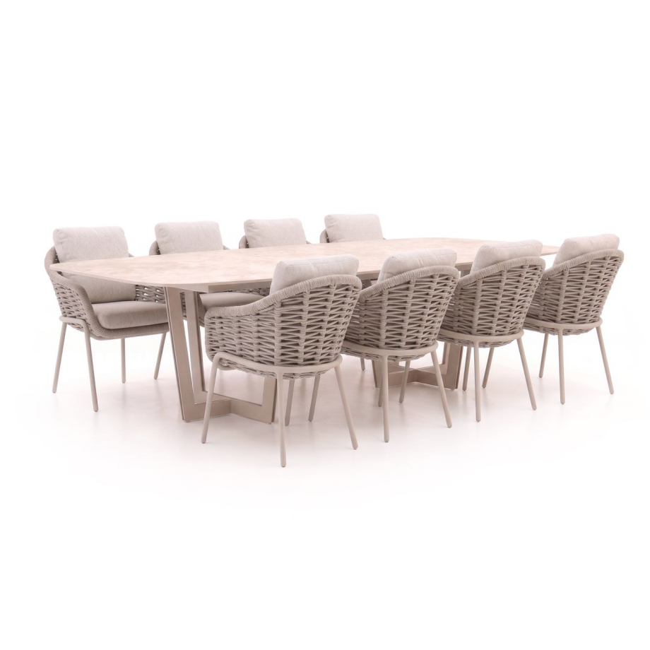 SUNS Casto/Palermo 280cm dining tuinset 9-delig - Laagste prijsgarantie! afbeelding 1