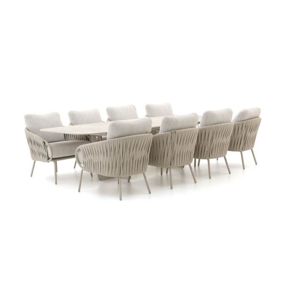 SUNS Dolce/Palermo 280cm low dining tuinset 9-delig - Laagste prijsgarantie! afbeelding 1