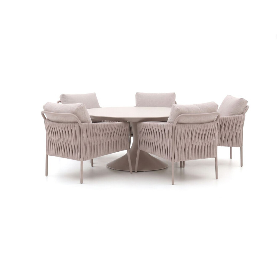 SUNS Fiave/Nova ø150cm low dining tuinset 6-delig - Laagste prijsgarantie! SUNS Fiave/Nova ø150cm low dining tuinset 6-delig - Laagste prijsgarantie! afbeelding 1