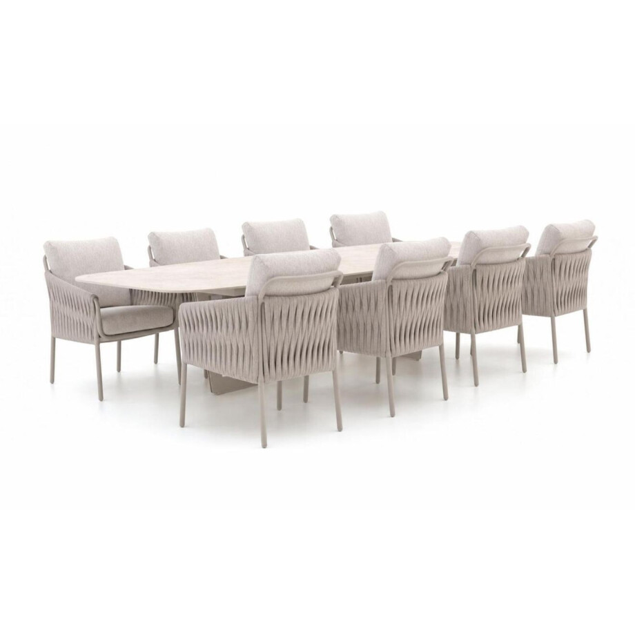 SUNS Fiave/Palermo 280cm low dining tuinset 9-delig - Laagste prijsgarantie! SUNS Fiave/Palermo 280cm low dining tuinset 9-delig - Laagste prijsgarantie! afbeelding 1