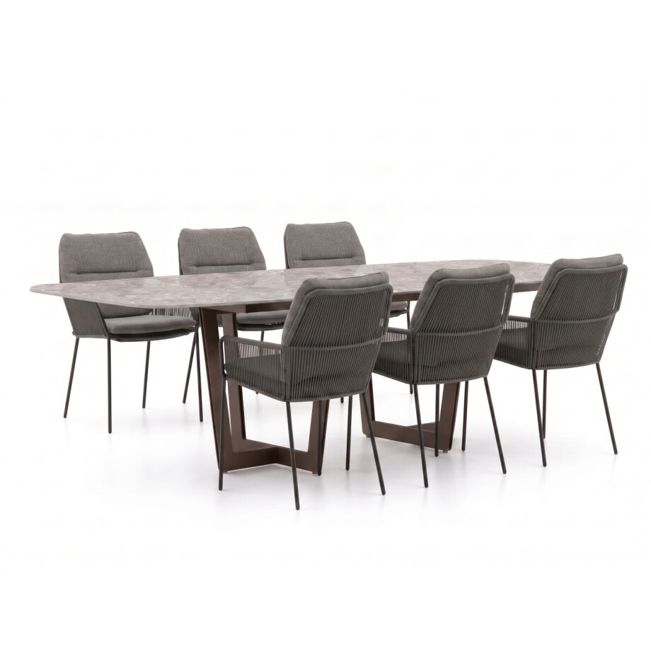 SUNS Punta/Palermo 240cm dining tuinset 7-delig - Laagste prijsgarantie! afbeelding 1