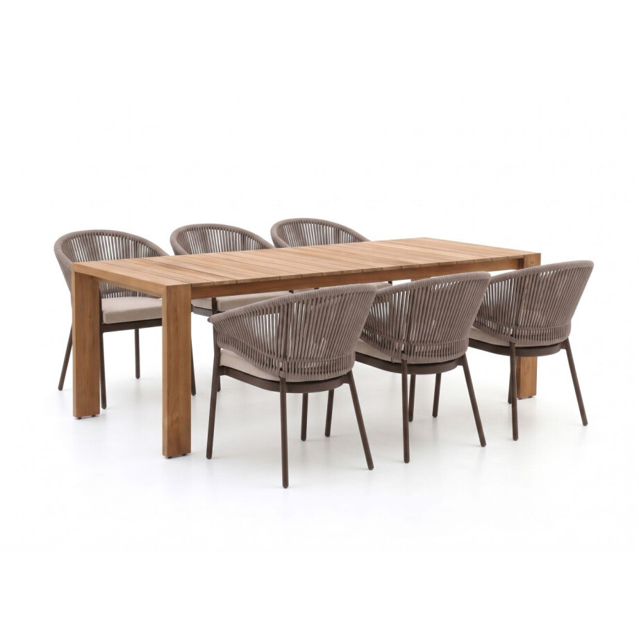 SUNS Santorini/Erice 240cm dining tuinset 7-delig - Laagste prijsgarantie! SUNS Santorini/Erice 240cm dining tuinset 7-delig - Laagste prijsgarantie! afbeelding 1