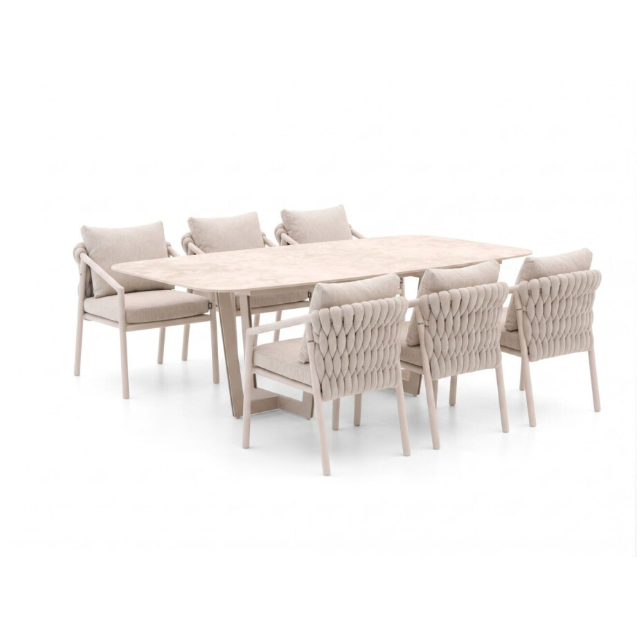SUNS Sato/Palermo 280cm dining tuinset 7-delig - Laagste prijsgarantie! SUNS Sato/Palermo 280cm dining tuinset 7-delig - Laagste prijsgarantie! afbeelding 1
