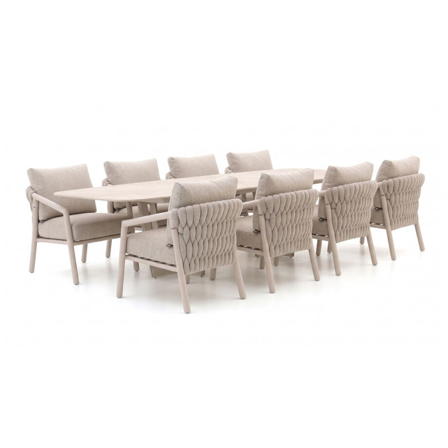 SUNS Sato/Palermo 280cm low dining tuinset 9-delig - Laagste prijsgarantie! SUNS Sato/Palermo 280cm low dining tuinset 9-delig - Laagste prijsgarantie! afbeelding 1