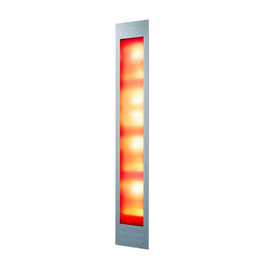Sunshower Deluxe Organic Grey - 32x187x16cm - UV- en infrarood - inbouw - full body - 2000watt - aluminium Organic Grey 80017 afbeelding 1