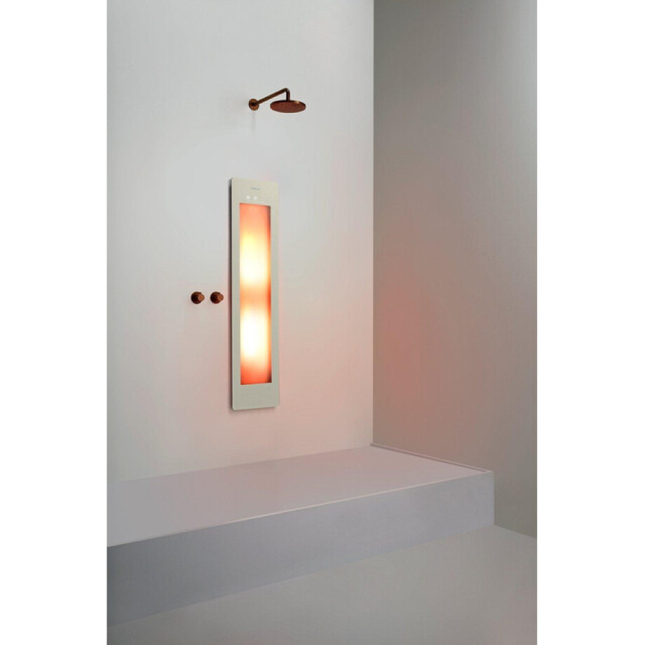 Sunshower Round Medium One infrarood inbouw 140x33x10cm Sand White M0500-M0106 Sunshower Round Medium One infrarood inbouw 140x33x10cm Sand White M0500-M0106 afbeelding 1