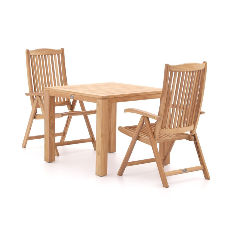 Sunyard Veronica/Oxford 90cm dining tuinset 3-delig verstelbaar - Laagste prijsgarantie! afbeelding 1