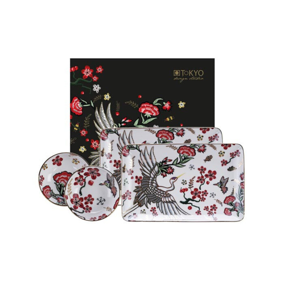 Sushi Bord Set Mythical Crane | Tokyo Design Studio afbeelding 1