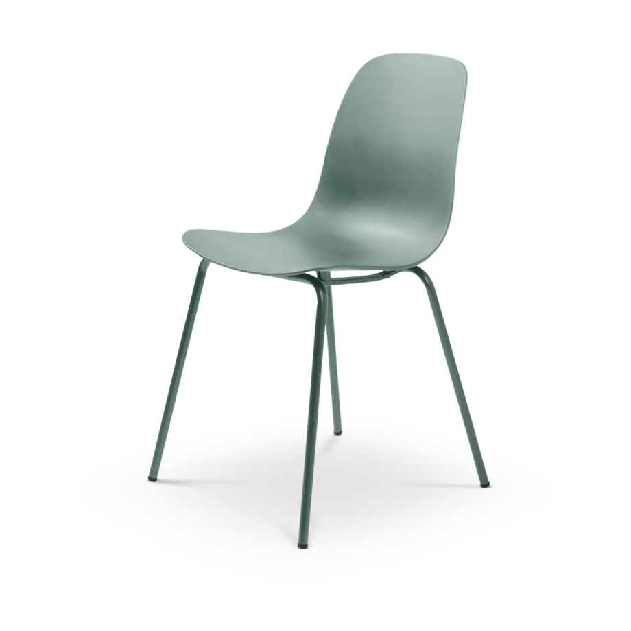 Suus kunststof eetkamerstoel groen Suus kunststof eetkamerstoel groen afbeelding 1
