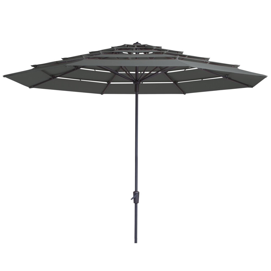 Parasol Syros open air 350cm (Grey) afbeelding 