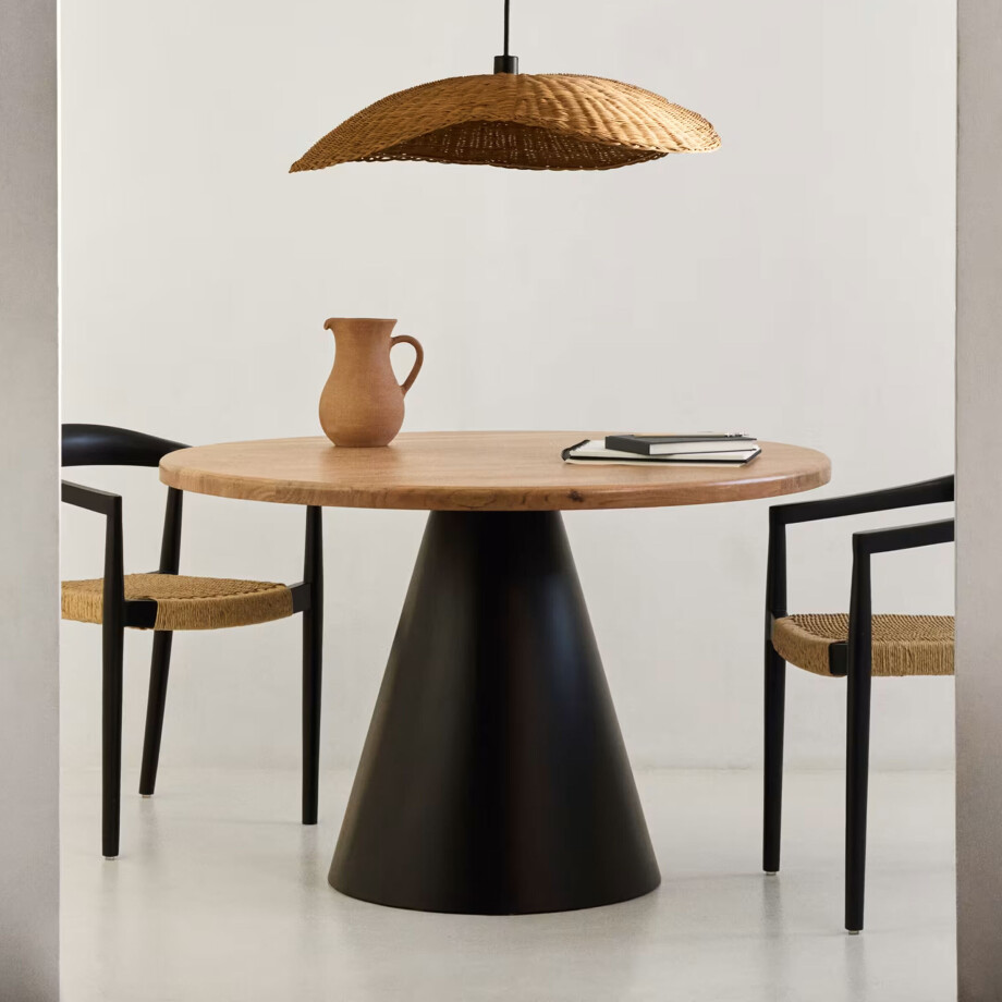 Kave Home Ronde Eettafel 'Wilshire' Acaciahout, 120cm afbeelding 1