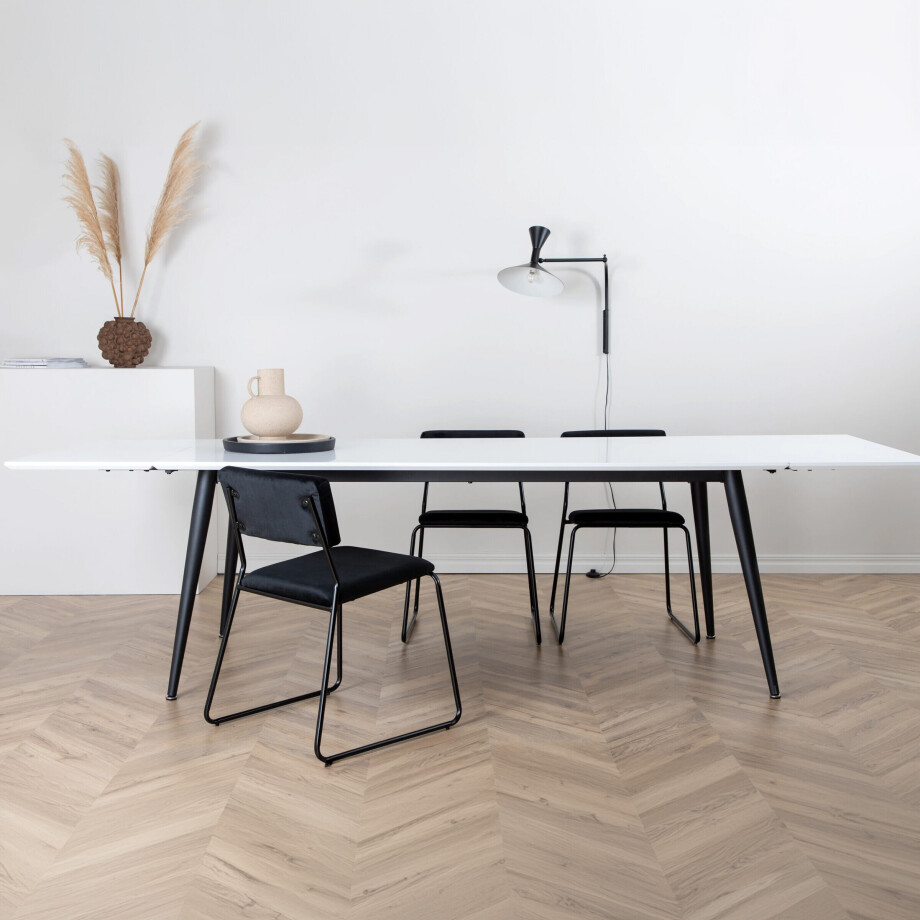 Nohr Uitschuifbare Eettafel 'Niema' HPL, 195/285 x 90cm afbeelding 1