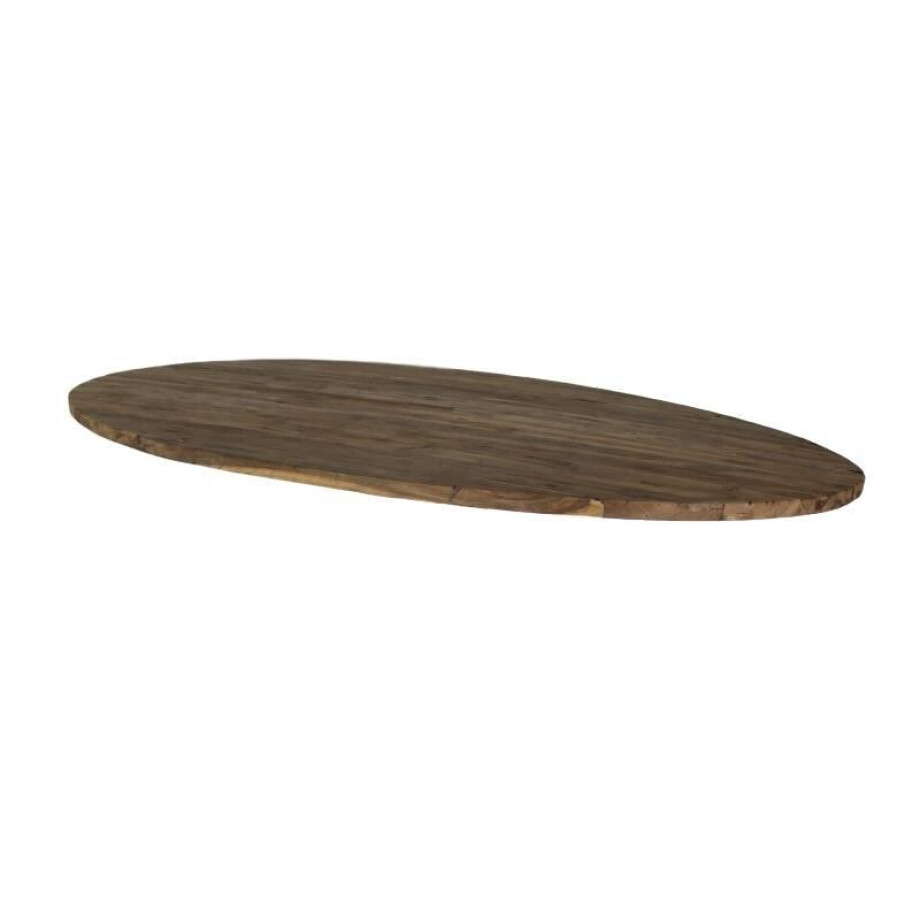 Tafelblad Anna ovaal teak | HSM Collection afbeelding 1