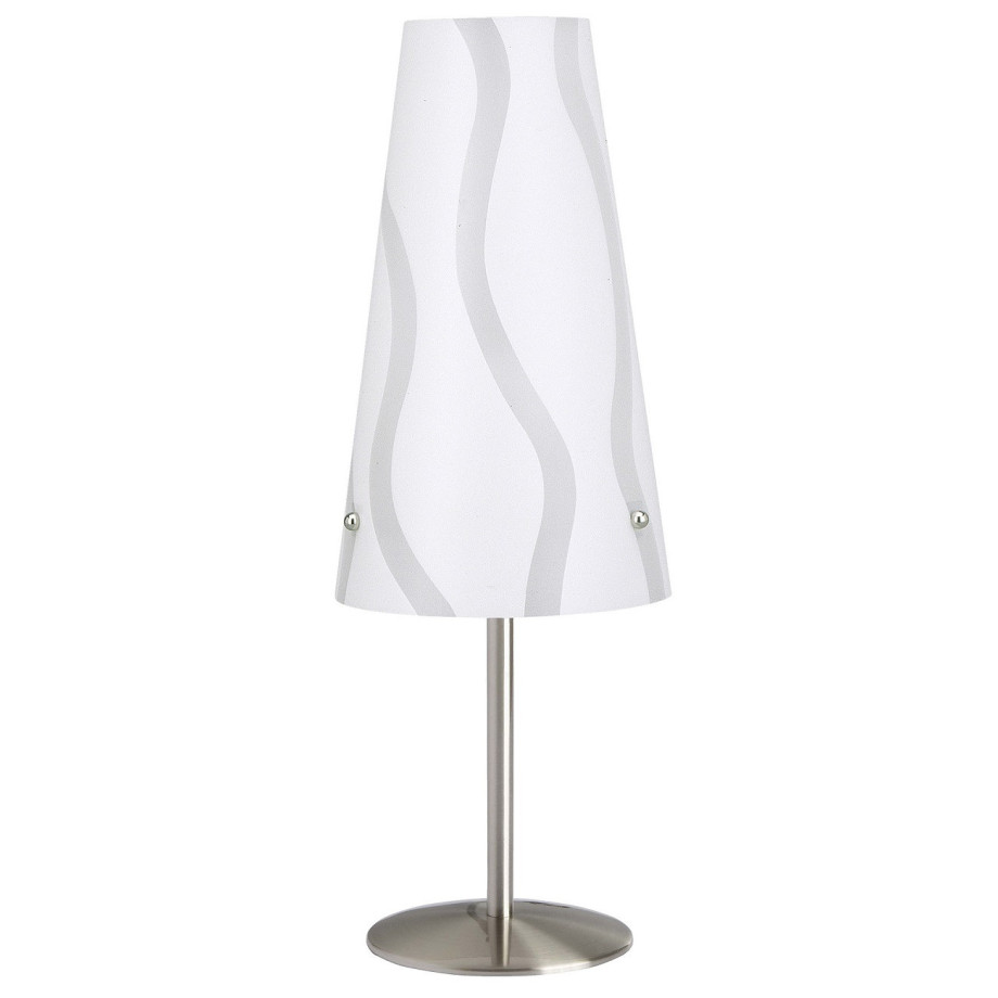 Tafellamp Isa 36 cm hoog in wit afbeelding 1