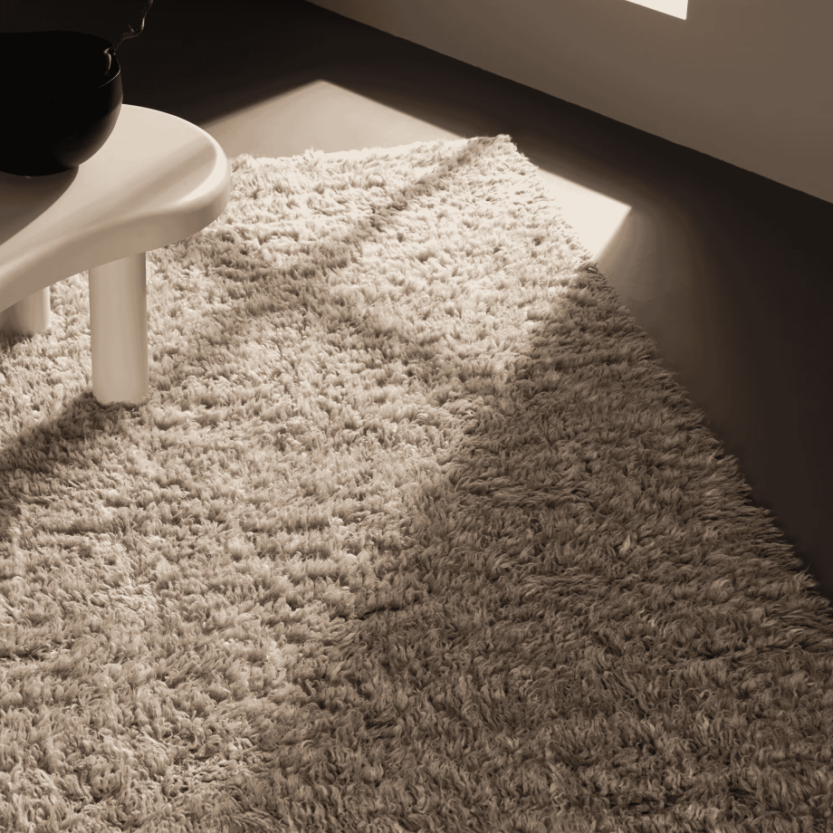 Nohr Vloerkleed 'Mechel' Wol, 160 x 230cm, kleur Beige afbeelding 1